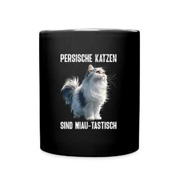 LES CHATS PERSANS SONT MIAOU-TASTIQUE Drôle - Mug uni - noir - Devant