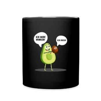 Mom-to-be Funny I'M HUNGRY TOO! - Full Colour Mug - black - Front