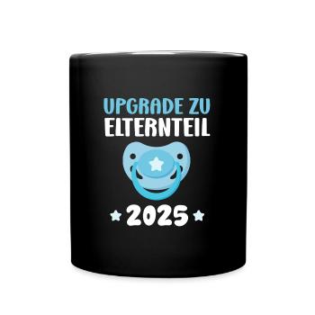 UPGRADE TO PARENT Pregnant Expectant Mothers - Full Colour Mug - black - Front