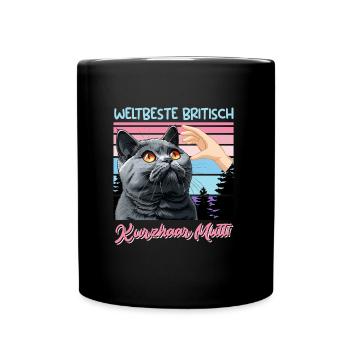 Britisch Kurzhaar WELTBESTE BRITISCH KURZHAAR - Tasse einfarbig - Schwarz - Vorne
