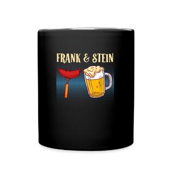 Frank and Stein Sausage and Beer Bavaria - Full Colour Mug - black - Front