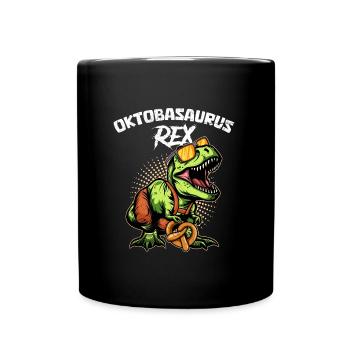 Oktobasaurus Rex Pretzelrex Pretzelsaurus - Mug uni - noir - Devant