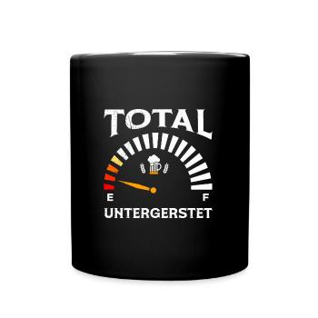 Beer Empty totally undergersted Beer Refill - Full Colour Mug - black - Front