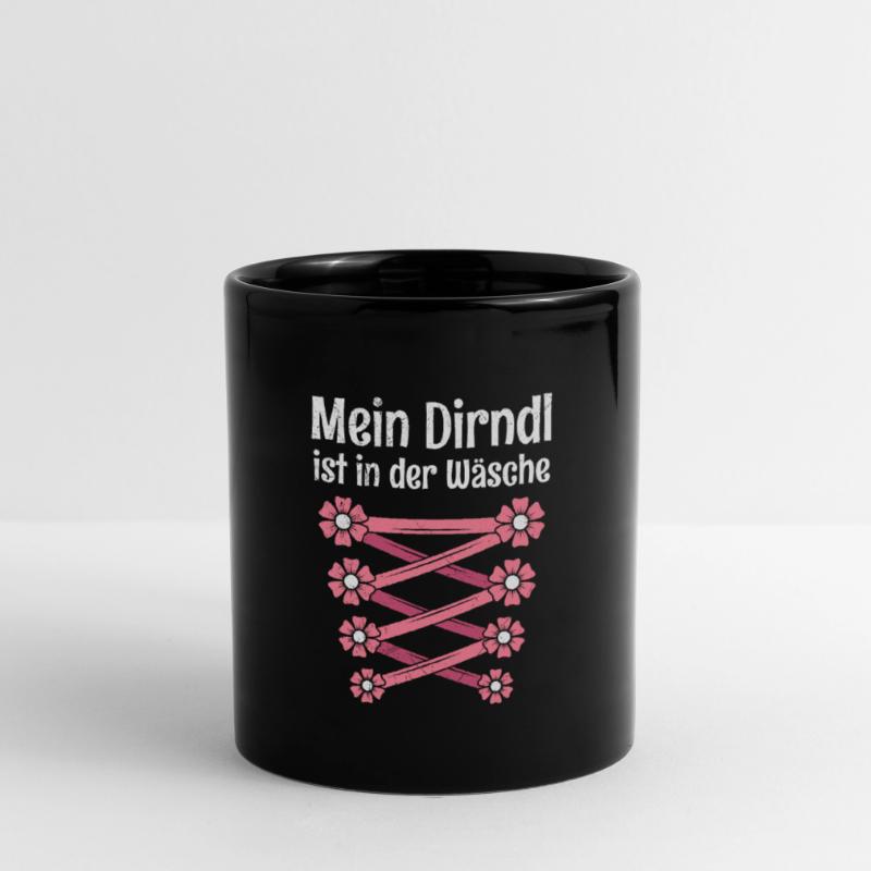 Today without Dirndl Replacement Dirndl Women Full Colour Mug