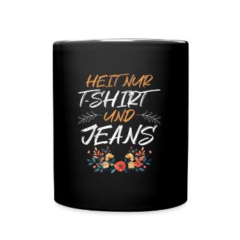 Today without Dirndl Replacement Dirndl Women - Full Colour Mug - black - Front