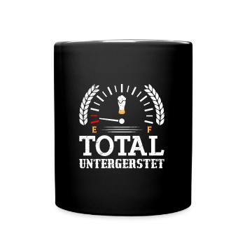 Beer Empty Beer Refill Fuel Gauge Beer - Full Colour Mug - black - Front
