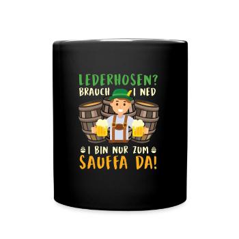 PANTALON EN CUIR ? CUSTOM MA NED Funny Munich - Mug uni - noir - Devant