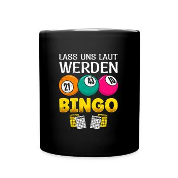 Bingo Players LET'S GET LOUD BINGO Fun - Full Colour Mug - black - Front