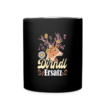 DIRNDL ERSATZ Chemise Traditionnelle Femme Munich - Mug uni - noir - Devant