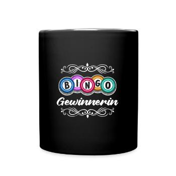 BINGO WINNER Funny Bingo Player Bingo - Full Colour Mug - black - Front