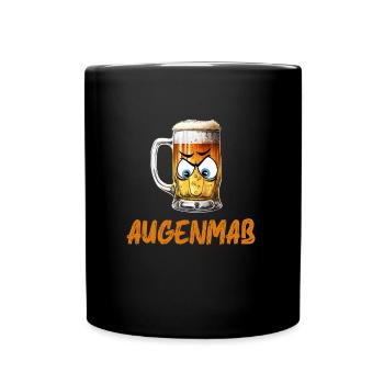 Munich Folk Festival AUGENMAẞ Funny Beer Tent - Full Colour Mug - black - Front
