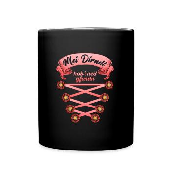 Münchner Volksfest MEI DIRNDL HOB I NED GFUNDDEN - Mug uni - noir - Devant