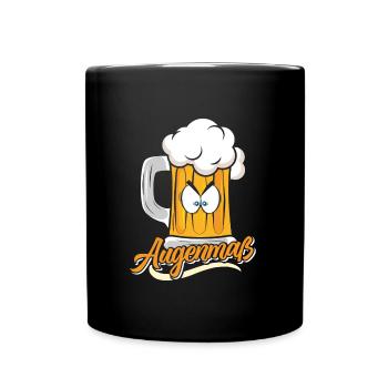Munich Folk Festival AUGENMAẞ Funny Beer Tent - Full Colour Mug - black - Front