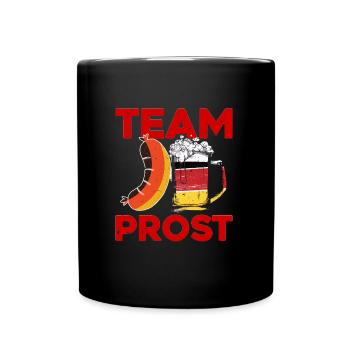 Munich Folk Festival TEAM PROST Funny Bavarian - Full Colour Mug - black - Front