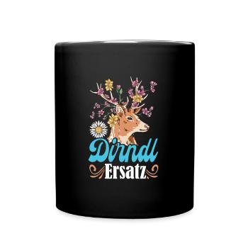 DIRNDL ERSATZ Chemise Traditionnelle Femme Munich - Mug uni - noir - Devant