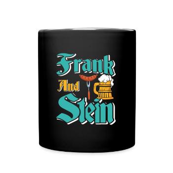 Munich Folk Festival FRANK AND STEIN Beer Tent - Full Colour Mug - black - Front
