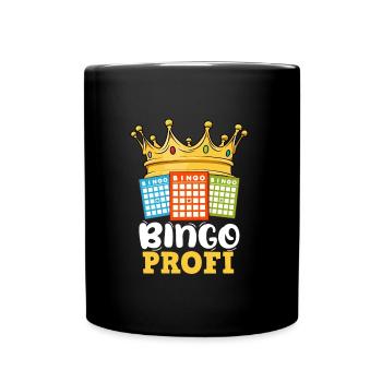 Bingo Player BINGO PRO Bingo Lovers - Full Colour Mug - black - Front