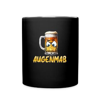 Munich Folk Festival AUGENMAẞ Funny Beer Tent - Full Colour Mug - black - Front