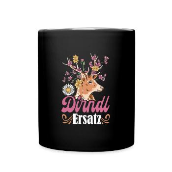 DIRNDL ERSATZ Chemise Traditionnelle Femme Munich - Mug uni - noir - Devant