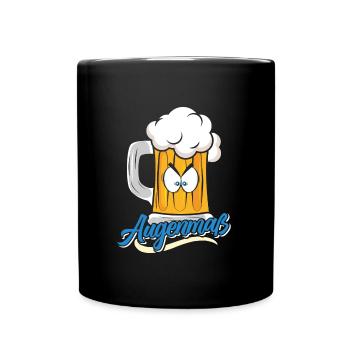 Munich Folk Festival AUGENMAẞ Funny Beer Tent - Full Colour Mug - black - Front