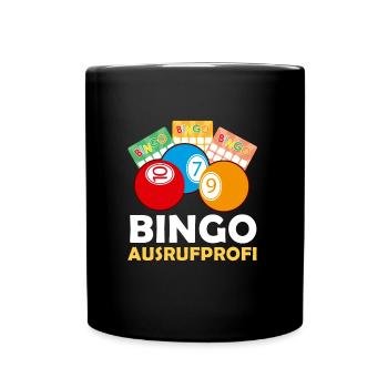 BINGO EXCLAMATION Pro Funny Bingo Player Bingo - Full Colour Mug - black - Front