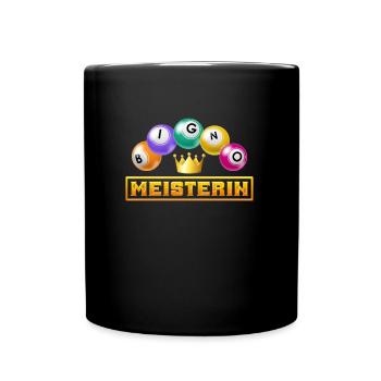 BINGO MASTER Bingo Player Bingo Lover - Full Colour Mug - black - Front