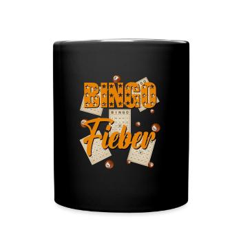 Bingo Play BINGO FEVER Funny Bingo Player - Full Colour Mug - black - Front