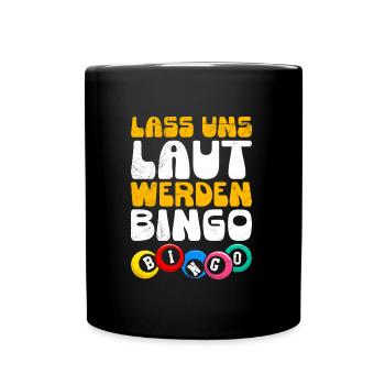 Bingo Players LET'S GET LOUD BINGO Fun - Full Colour Mug - black - Front
