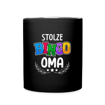 Bingo Player PROUD BINGO GRANNY Funny Bingo - Full Colour Mug - black - Front