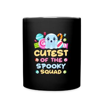 Halloween LE PLUS MIGNON DE L’ESCOUADE EFFRAYANTE Halloween - Mug uni - noir - Devant