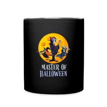 HALLOWEEN MASTER Funny Kids Halloween - Full Colour Mug - black - Front