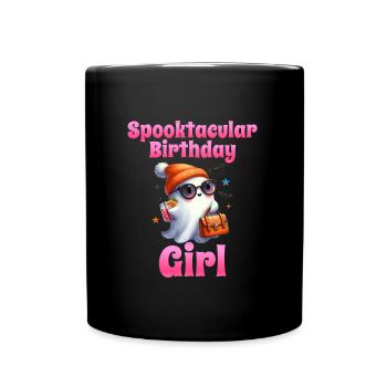 Halloween Enfants SPOOKTACULAR BIRTHDAY GIRL - Mug uni - noir - Devant