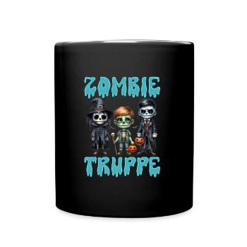 Halloween Kostüm Kinder ZOMBIE SQUAD Lustiges - Tasse einfarbig - Schwarz - Vorne