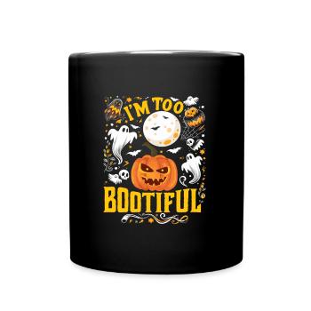 Costume d’Halloween Enfants JE SUIS TROP BOOTIFUL Drôle - Mug uni - noir - Devant