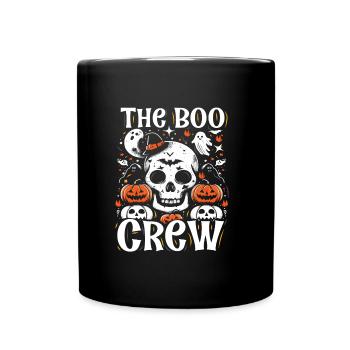 Halloween Costume Kids THE BOO CREW Fun - Full Colour Mug - black - Front