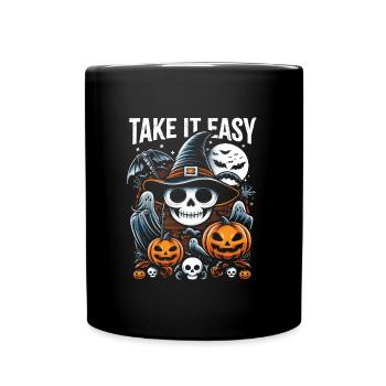 Costume d’Halloween Enfants TAKE IT EASY Fun - Mug uni - noir - Devant