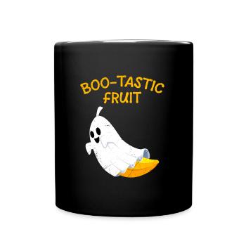 Halloween Party BOO-TASTIC FRUIT Funny Bananas - Full Colour Mug - black - Front