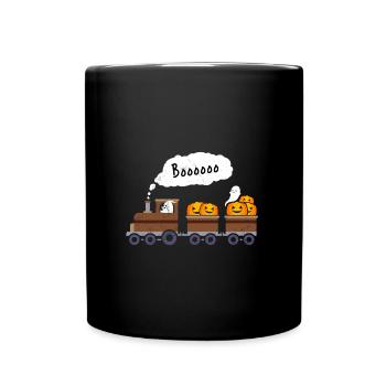 Costume d’Halloween Enfants BOOOOO Drôle Train - Mug uni - noir - Devant