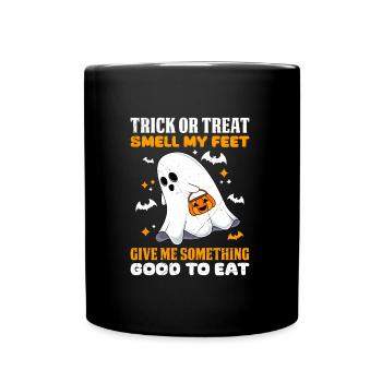 Halloween TRICK OR TREAT SMELL MY FEET Drôle - Mug uni - noir - Devant
