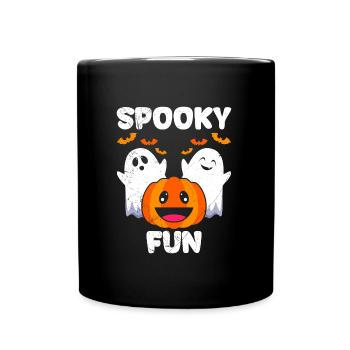 Costume d’Halloween Enfants EFFRAYANT AMUSANT Drôle - Mug uni - noir - Devant
