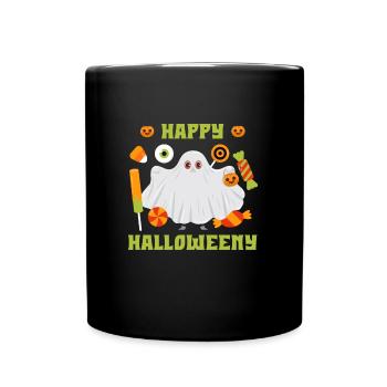 Halloween HAPPY HALLOWEEN Party Kids - Full Colour Mug - black - Front