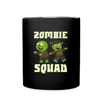 Halloween Kostüm Kinder ZOMBIE SQUAD Lustiges - Tasse einfarbig - Schwarz - Vorne