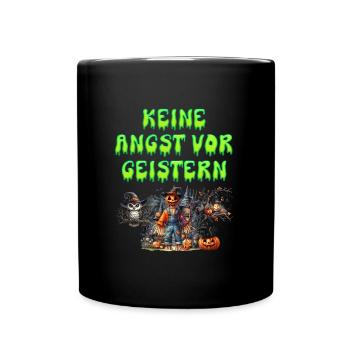 Halloween DON'T BE AFRAID OF GHOSTS Funny Kids - Full Colour Mug - black - Front