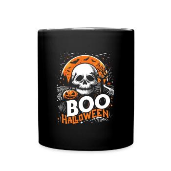 Halloween Costume BOO HALLOWEEN Spooky - Mug uni - noir - Devant