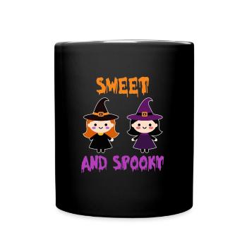 Halloween Kinder SWEET AND SPOOKY Halloween - Tasse einfarbig - Schwarz - Vorne