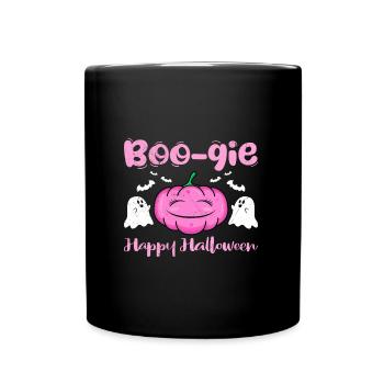 Halloween Party BOO-GIE HAPPY HALLOWEEN Horror - Full Colour Mug - black - Front