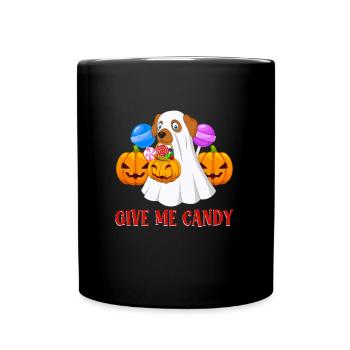 Fête d’Halloween DONNEZ-MOI DES BONBONS Drôle Halloween - Mug uni - noir - Devant