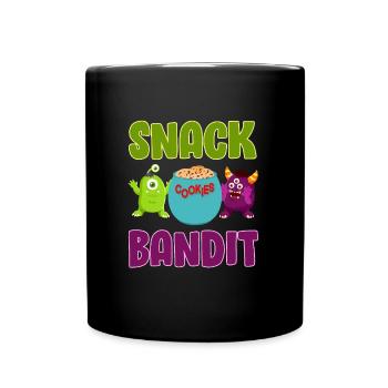 Costume d’Halloween SNACK BANDIT Funny Kids - Mug uni - noir - Devant