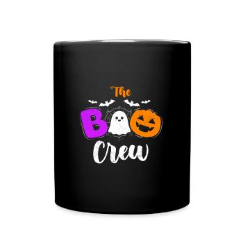 Halloween Costume Kids THE BOO CREW Fun - Full Colour Mug - black - Front