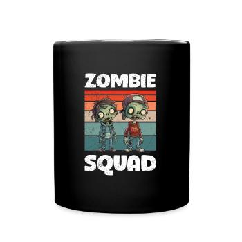 Halloween Costume Kids ZOMBIE TROOP Funny - Full Colour Mug - black - Front
